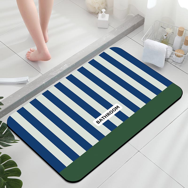 Home Center Bathroom Accessories - Tapete de banho antiderrapante, tapete azul