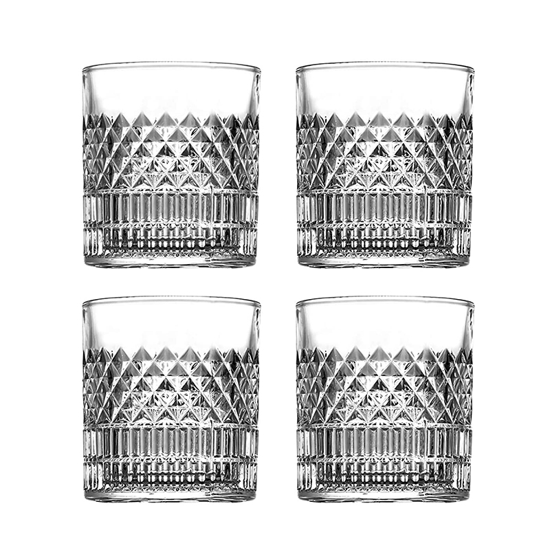 Yamazaki Home Bathroom Storage - 4 peças de copos de uísque