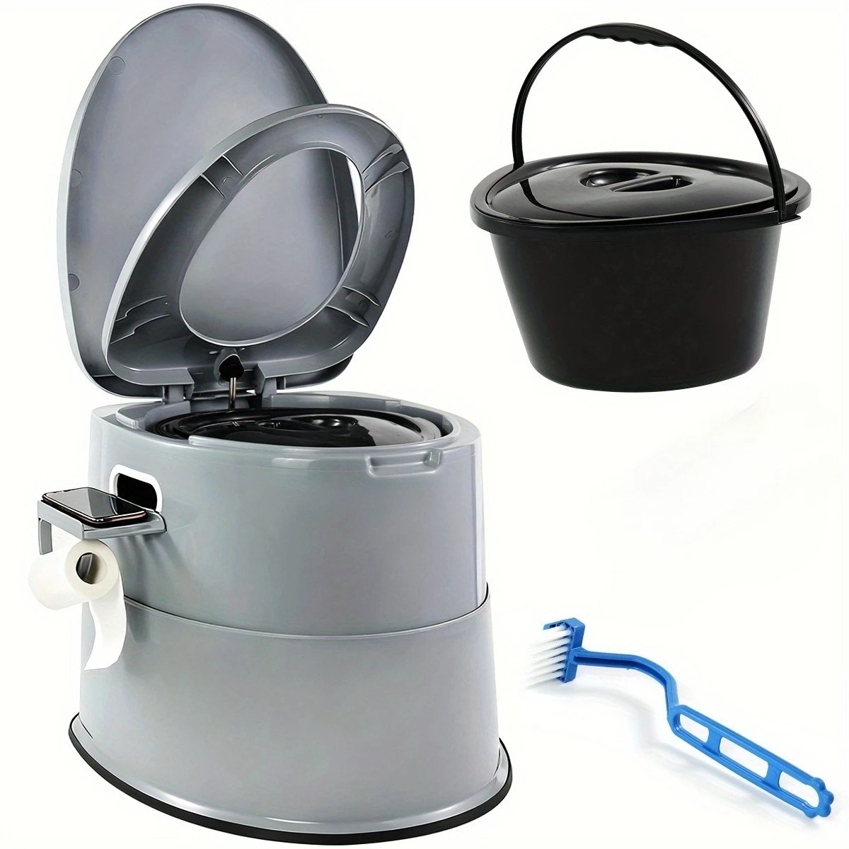 Toilet Paper Holder - Sanitário portátil extra grande para adultos,