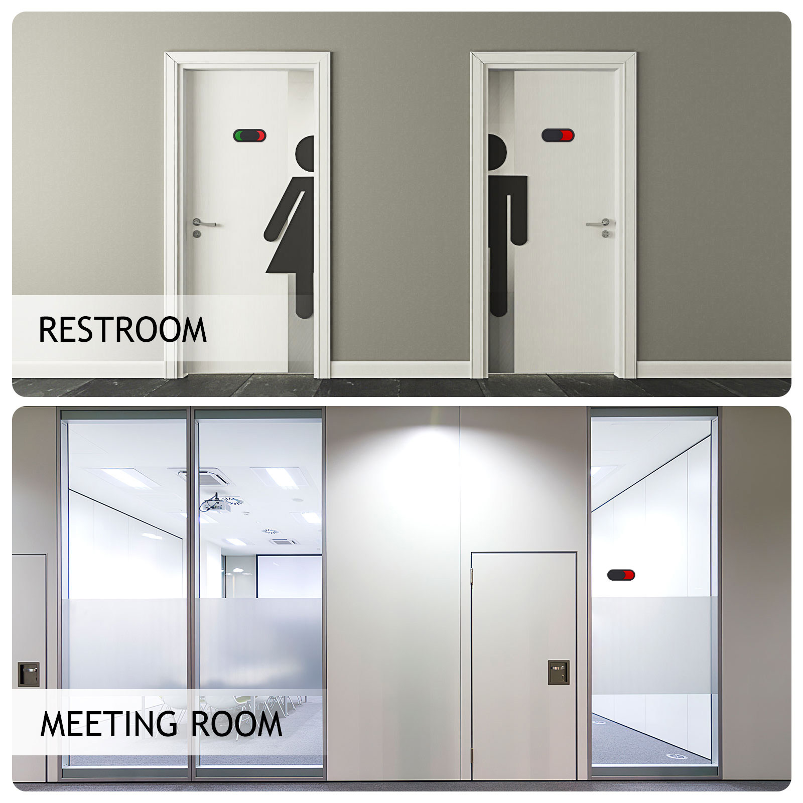 Home Bathroom Occupied Sign - Placa de Porta para Indicar Privacidade