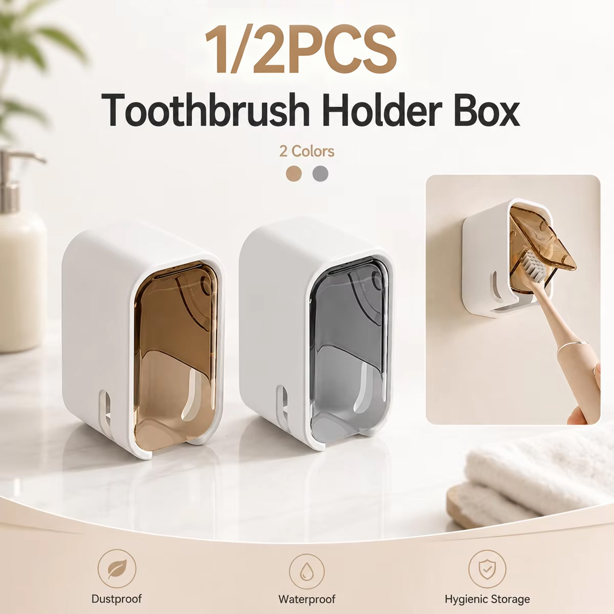 Toothbrush Holder Set - Suporte de Escova de Dentes de