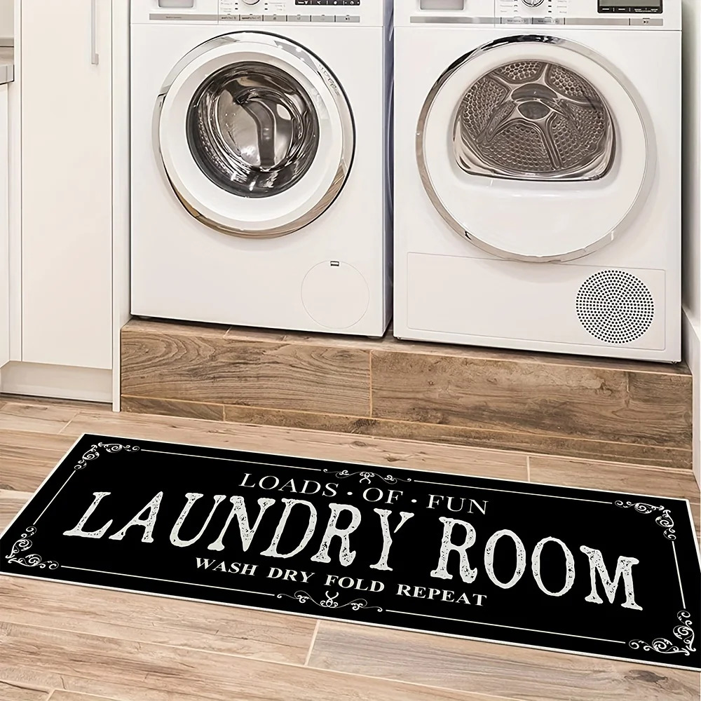Home Center Bathroom Accessories - Tapete para lavanderia, tapete antiderrapante para