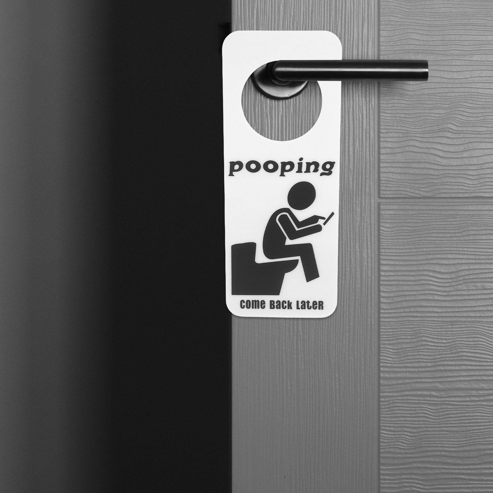 Home Bathroom Occupied Sign - Placa de porta para banheiro, com