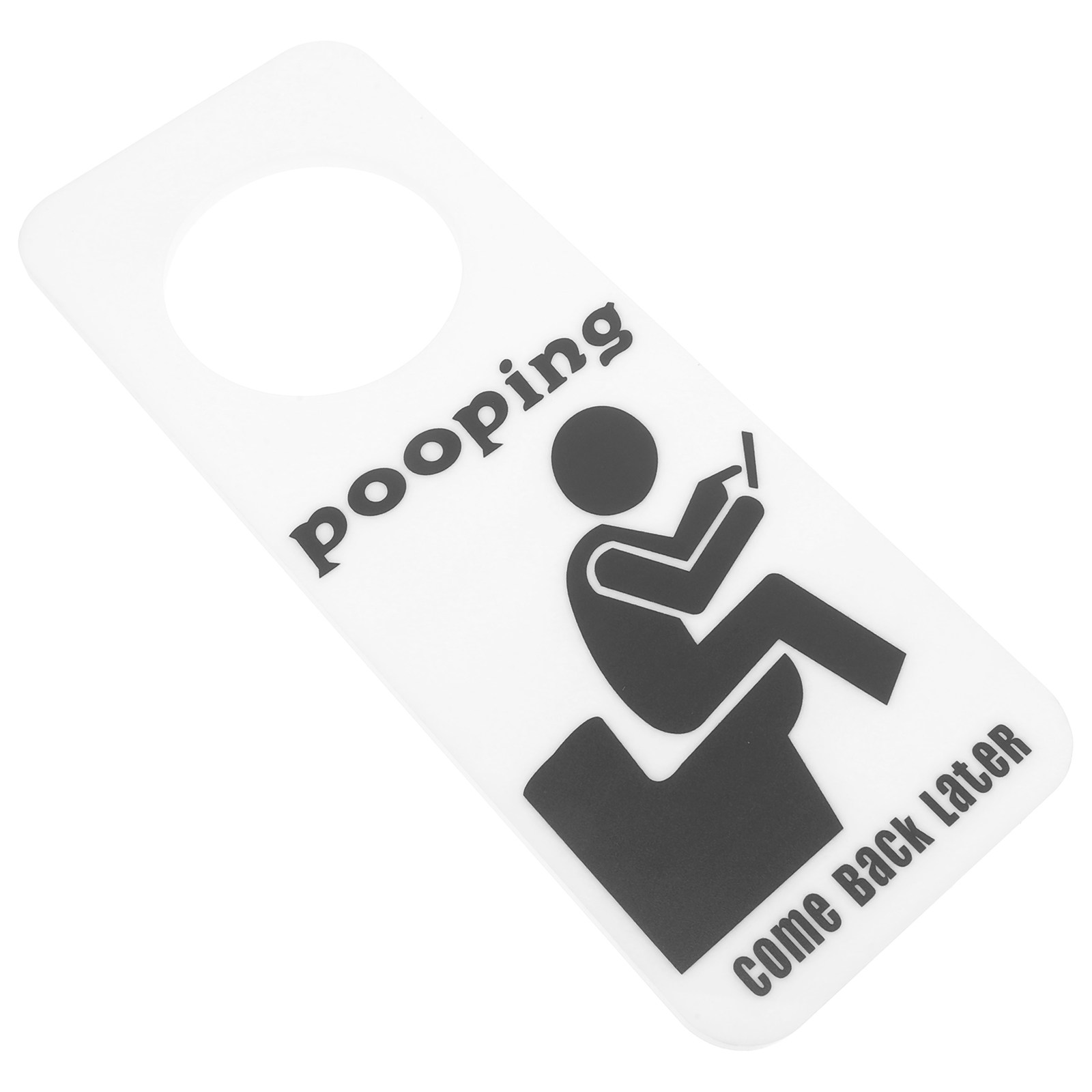 Home Bathroom Occupied Sign - Placa de Porta de Banheiro Ocupado,