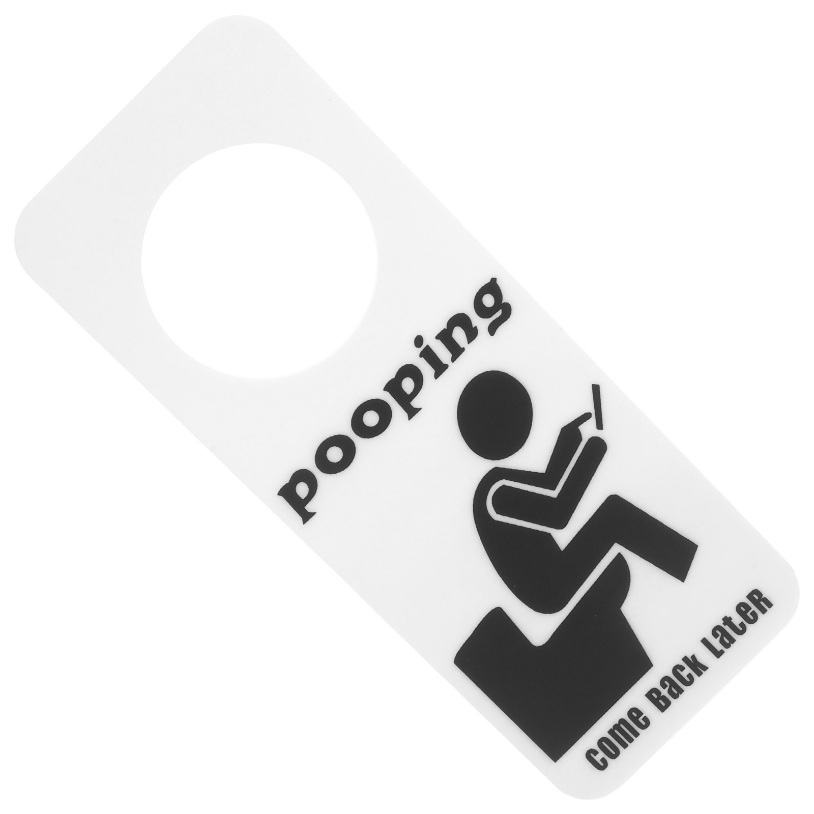 Placa Engraçada para Porta de  - Home Bathroom Occupied Sign avaliação e preço