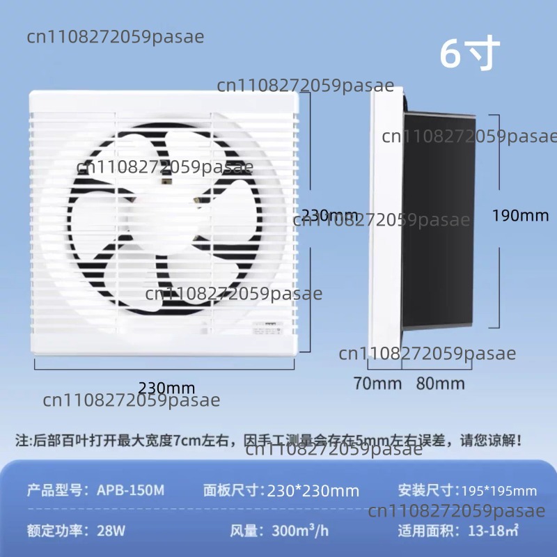 Ventilador de Exaustão Montado - Home Bathroom Ventilation avaliação e preço