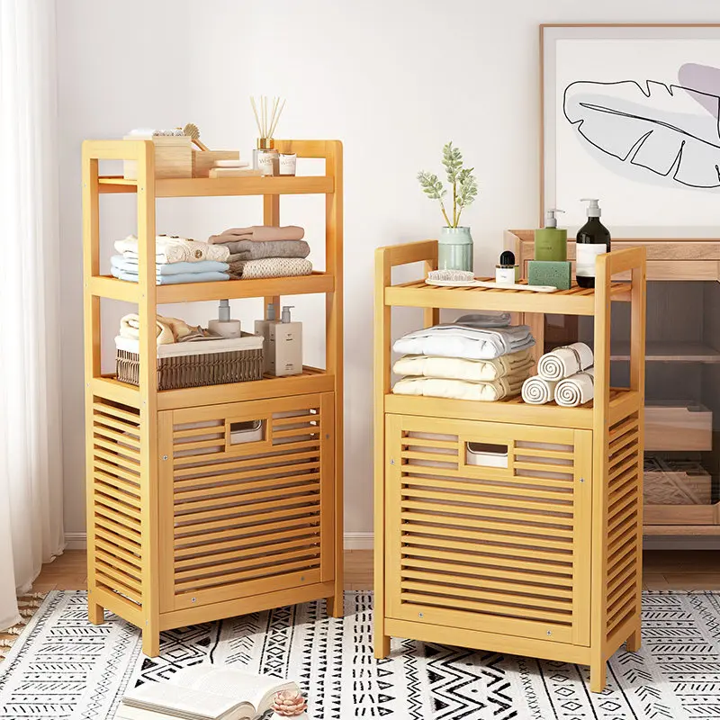 Cesto de Roupa Suja de Bambu c - Home Bathroom Ventilation avaliação e preço