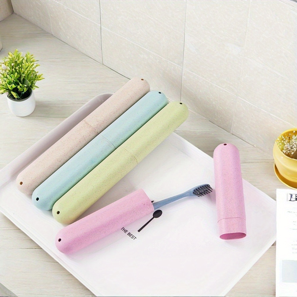 2 pçs/set leve e portátil supo - Toothbrush Holder Set avaliação e preço