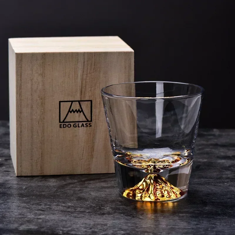 Copo de vidro de uísque antiqu - Yamazaki Home Bathroom Storage avaliação e preço