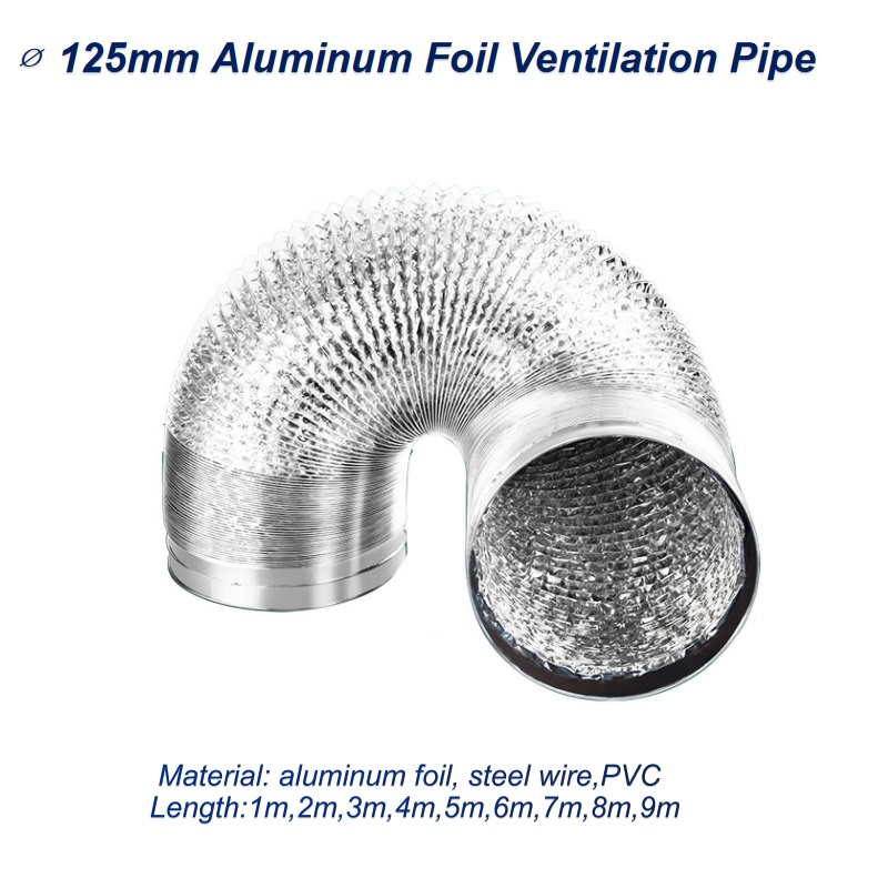 Alumínio Foil Ventilação Tubo, - Home Bathroom Ventilation avaliação e preço