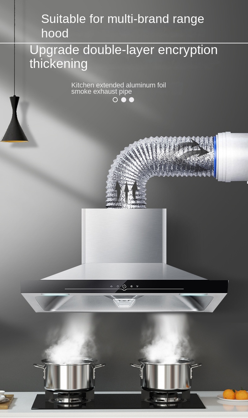 Alumínio Foil Ventilação Tubo, - Home Bathroom Ventilation avaliação e preço