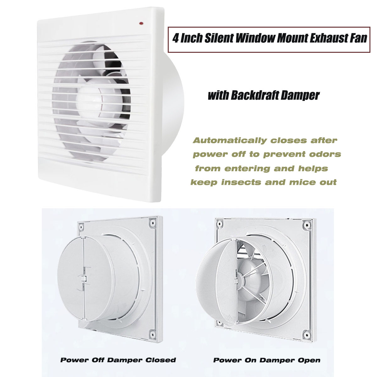 Ventilador de Exaustão Silenci - Home Bathroom Ventilation avaliação e preço