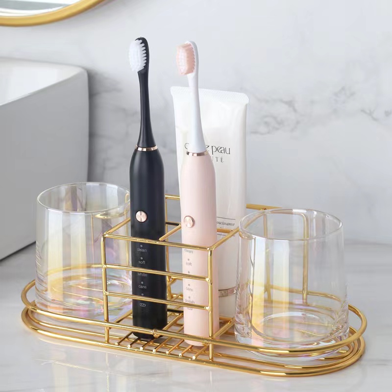 Suporte de Parede Dourado para - Toothbrush Holder Set avaliação e preço