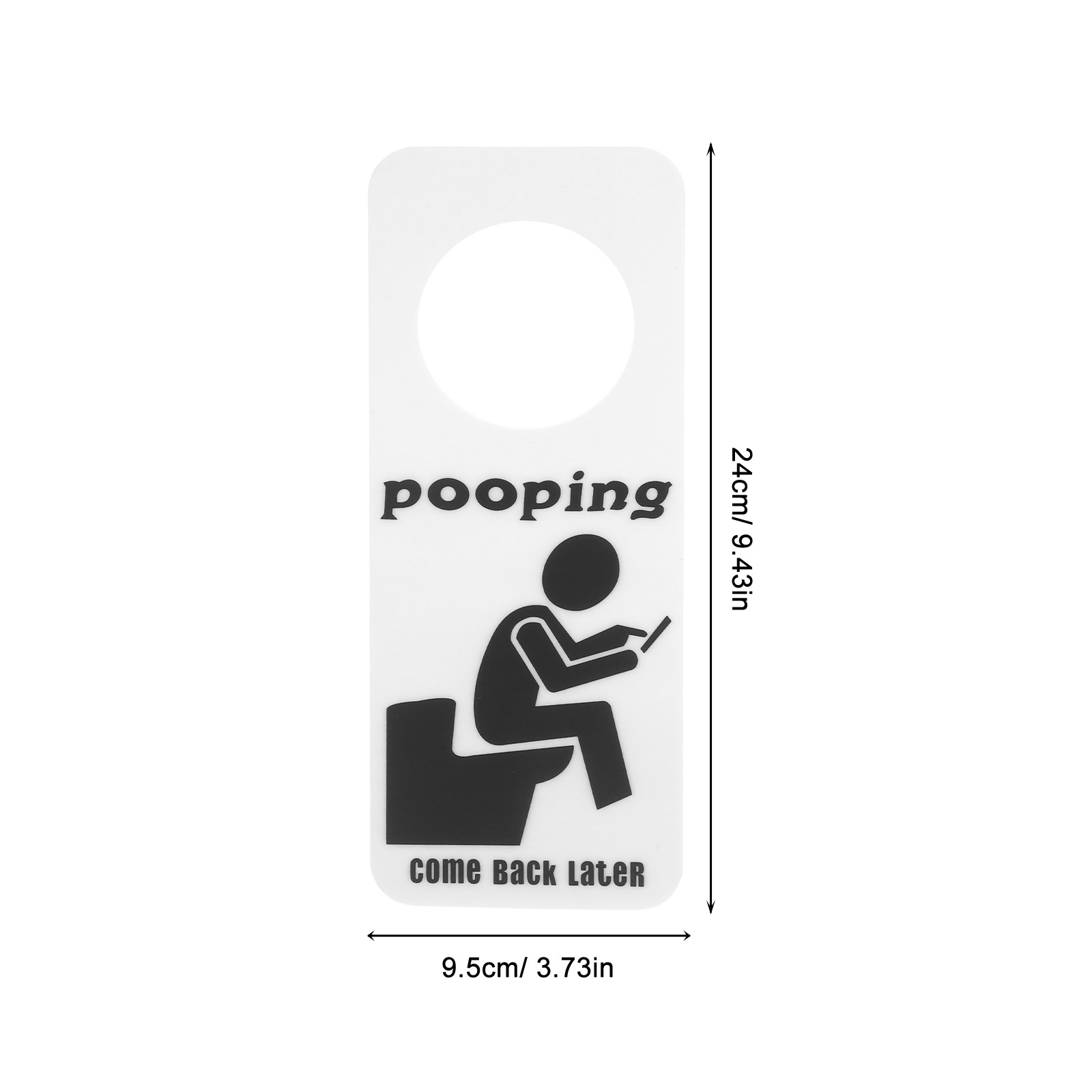 Placa Engraçada para Porta de  - Home Bathroom Occupied Sign avaliação e preço