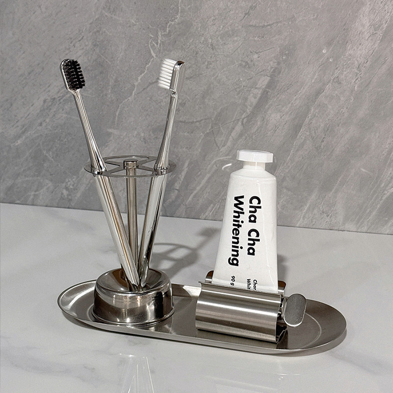 Suporte de escova de dentes e  - Toothbrush Holder Set avaliação e preço