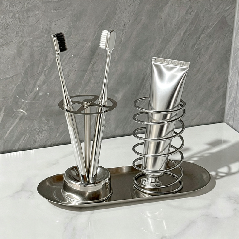 Suporte de escova de dentes e  - Toothbrush Holder Set avaliação e preço