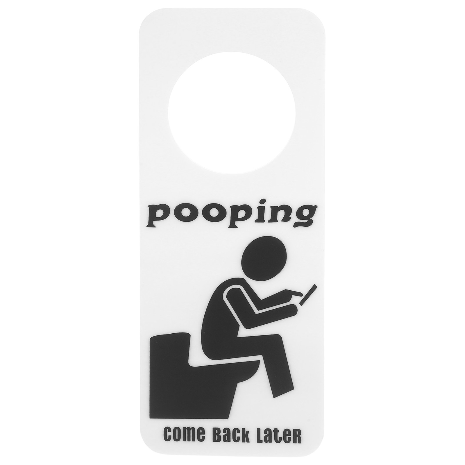Placa Engraçada para Banheiro, - Home Bathroom Occupied Sign avaliação e preço